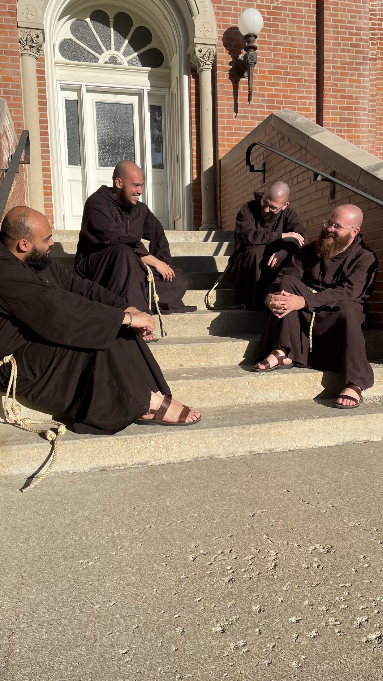 A friar reading the Scriptures